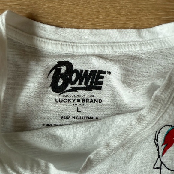 Bowie white tee - Picture 3 of 4